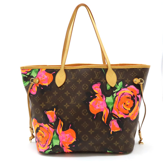 Louis Vuitton Monogram Rose Neverfull MM Tote Bag