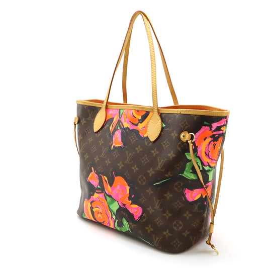 Louis Vuitton Monogram Rose Neverfull MM Tote Bag