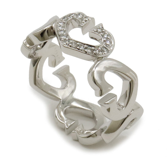 Cartier C Heart Ring Diamond K18WG