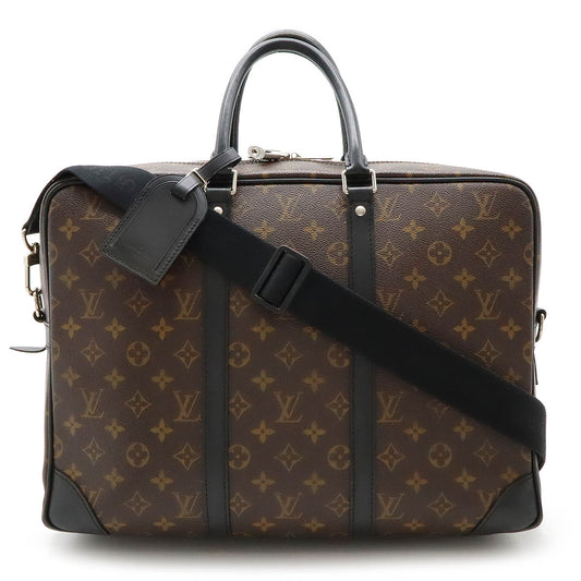 Louis Vuitton Monogram Leather Document Bag M40224