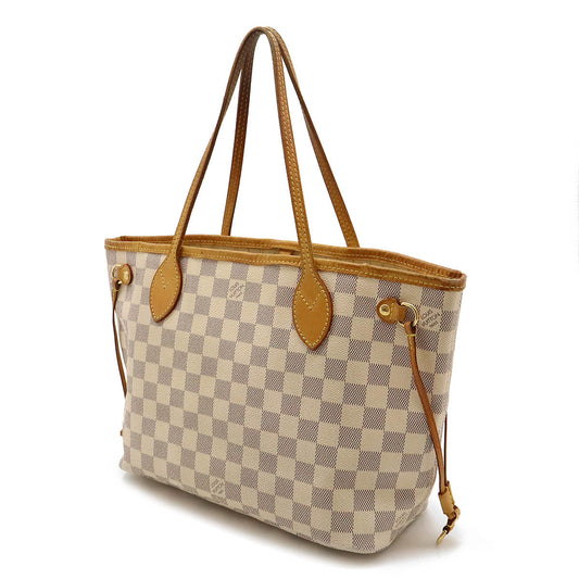 Louis Vuitton Damier Azur Neverfull PM Tote Bag