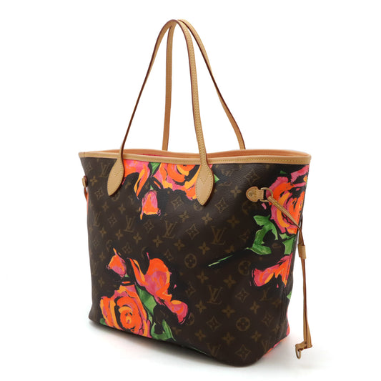 Louis Vuitton Monogram Rose Neverfull MM Tote Bag M48613