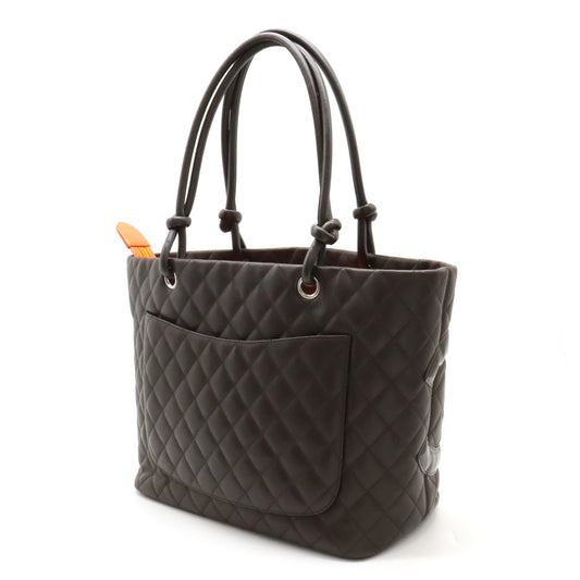 Chanel Cambon Line Coco Mark Large Tote Bag