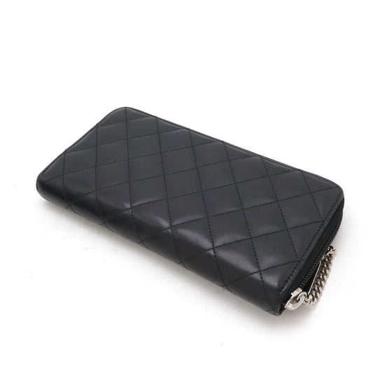 Chanel Cambon Line Coco Mark Leather Wallet