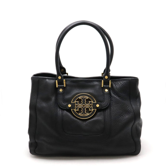 Tory Burch Leather Tote Bag Black