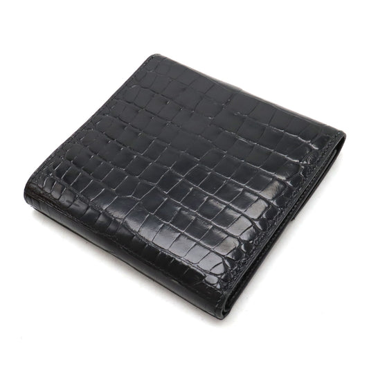 Hermes Click 12 Compact Alligator Wallet