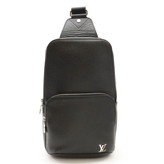 Louis Vuitton Taiga Avenue Sling Bag Black M30443