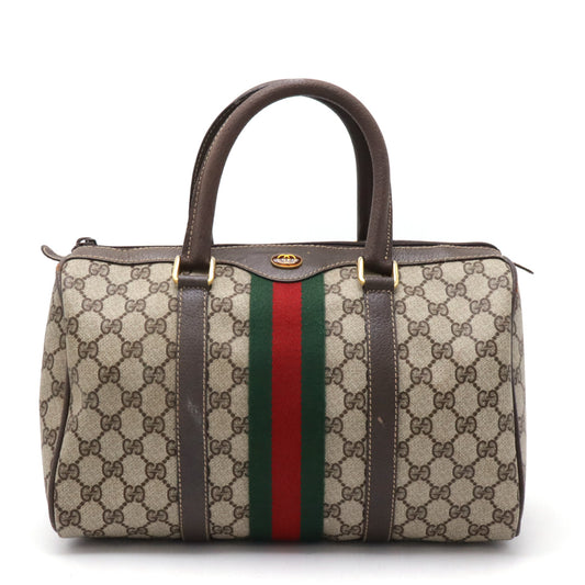 Gucci Old GG Plus Mini Boston Handbag