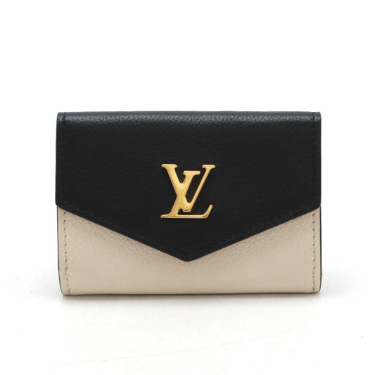 Louis Vuitton Leather Tri-Fold Wallet Bicolor