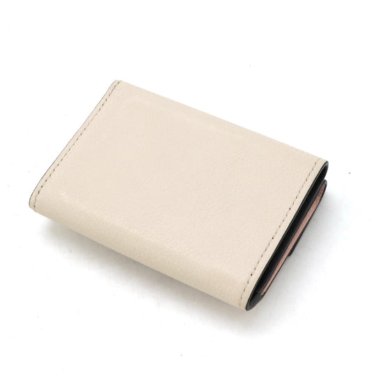 Louis Vuitton Leather Tri-Fold Wallet Bicolor