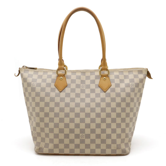 Louis Vuitton Damier Azur Saleya MM Tote Bag