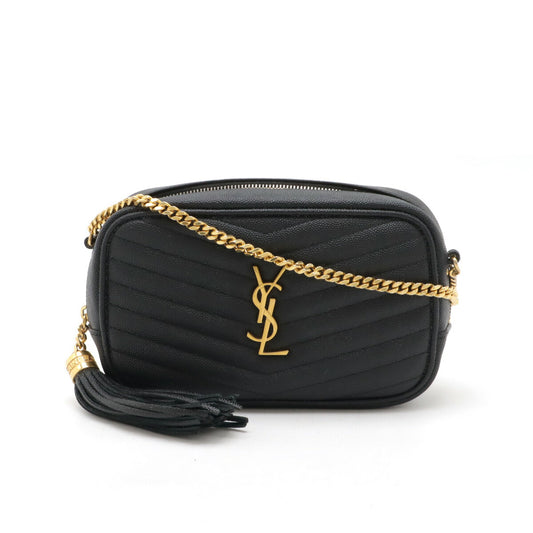 Yves Saint Laurent Leather Mini Bag Chain Shoulder