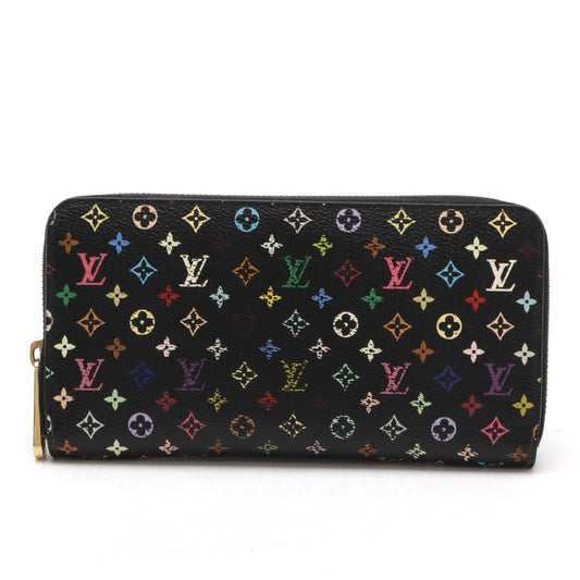 Louis Vuitton Monogram Multicolor Zippy Wallet Black