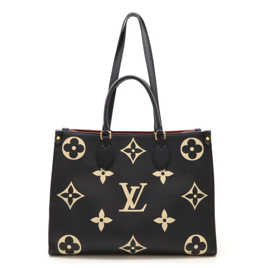 Louis Vuitton Monogram Empreinte OnTheGo MM Tote Bag