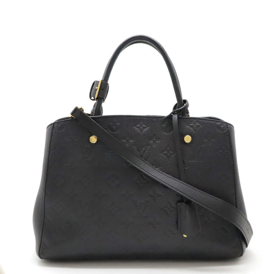 Louis Vuitton Monogram Empreinte Montaigne MM Handbag