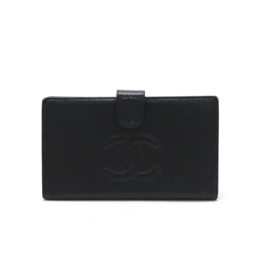 Chanel Caviar Skin Long Wallet