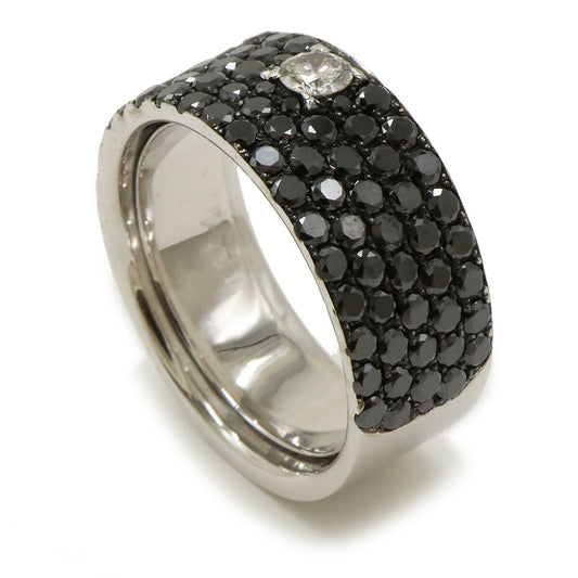 Ponte Vecchio Black Diamond Ring K18WG