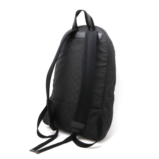 Gucci Nylon Leather GG Backpack Black