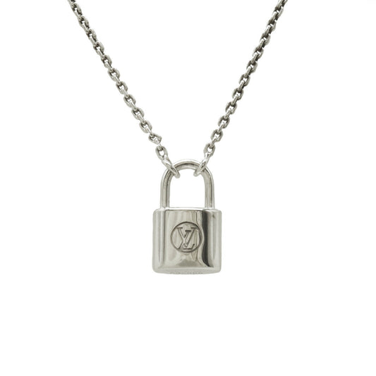 Louis Vuitton Silver Lockit Necklace Pendant