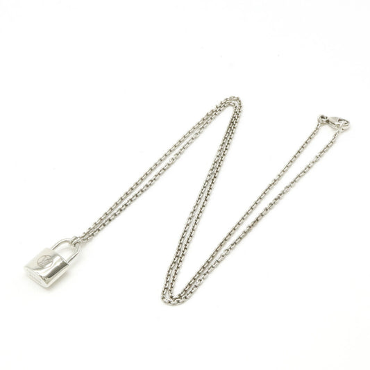 Louis Vuitton Silver Lockit Necklace Pendant