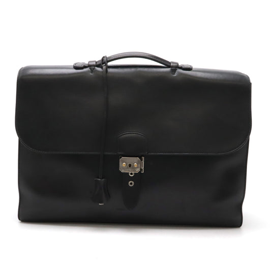 Hermes Sac a Depeche 41 Briefcase Black