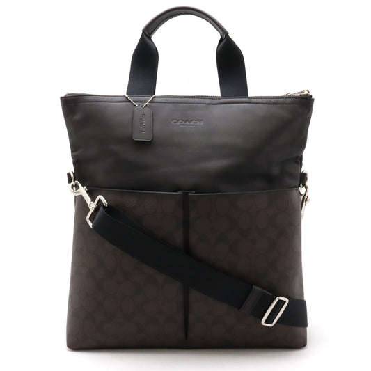 Coach Signature Fold Over Tote Bag F54774