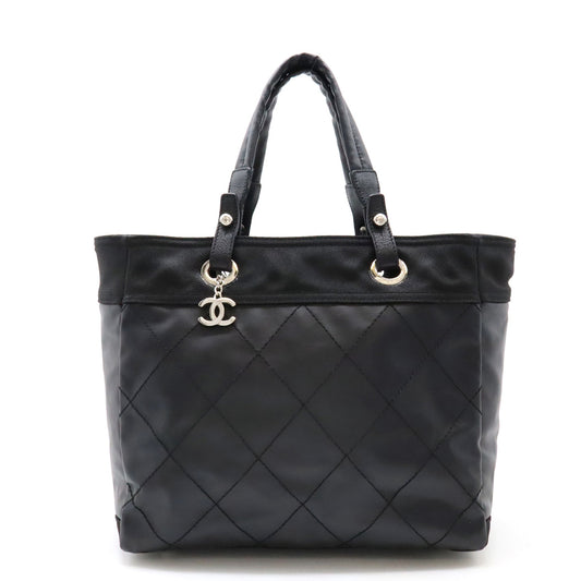 Chanel Paris Biarritz Tote MM Black A34209