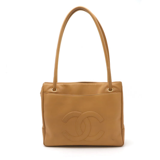 Chanel Leather Coco Mark Tote Bag