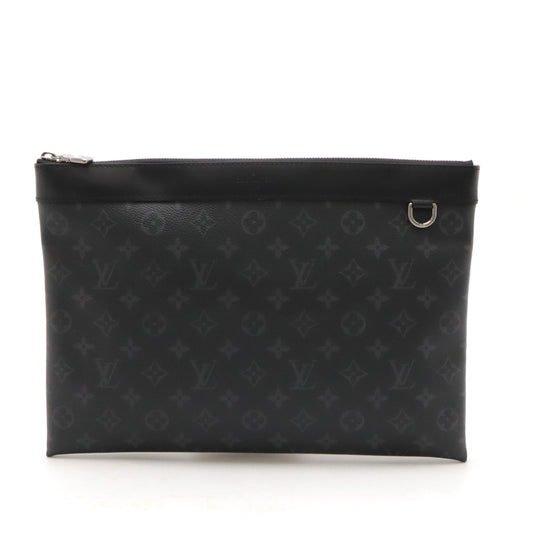 Louis Vuitton Monogram Eclipse Pochette Discovery Clutch M62291