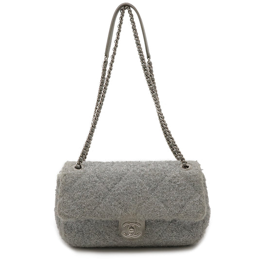 Chanel Glitter Coco Mark Chain Shoulder Bag