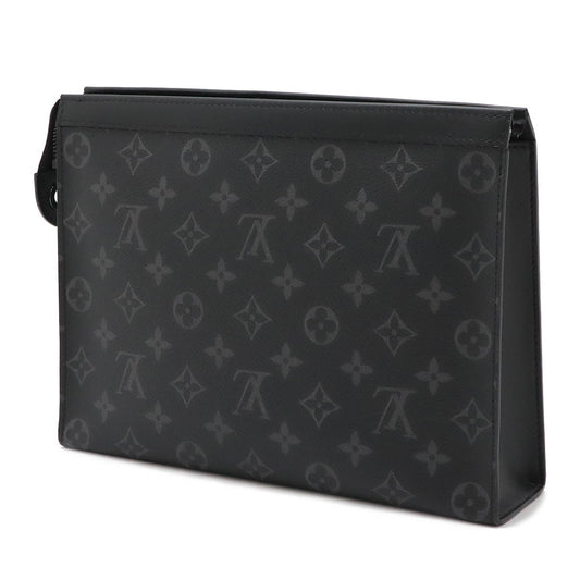 Louis Vuitton Monogram Eclipse Pochette Voyage MM Clutch