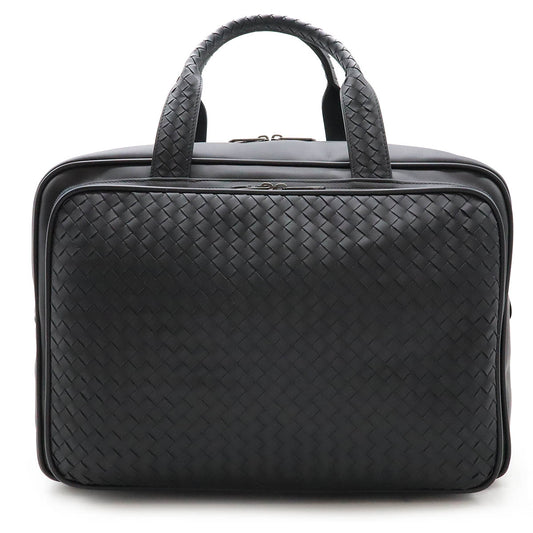 Bottega Veneta Leather Intrecciato Travel Bag