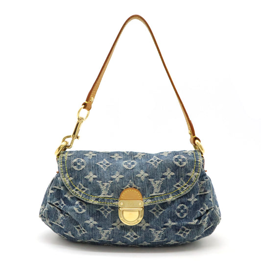 Louis Vuitton Monogram Denim Mini Pleaty Handbag M95050