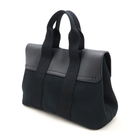 Hermes Valparaiso PM Tote Bag Black Leather