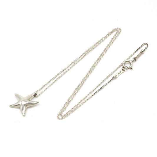 Tiffany & Co Elsa Peretti Starfish Pendant Necklace Silver