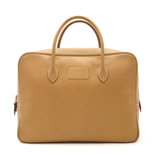 Hermes Eiffel Leather Business Briefcase