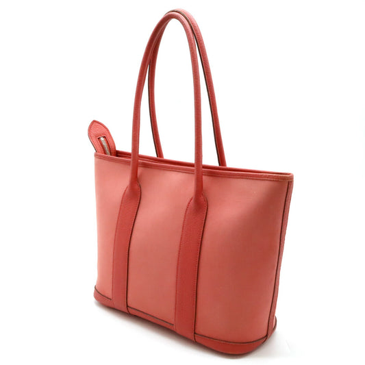 Hermes Garden Zip PM Tote Bag Coral Pink