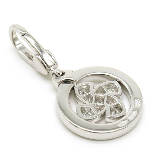 Bvlgari Windmill Charm Pendant K18WG Diamond