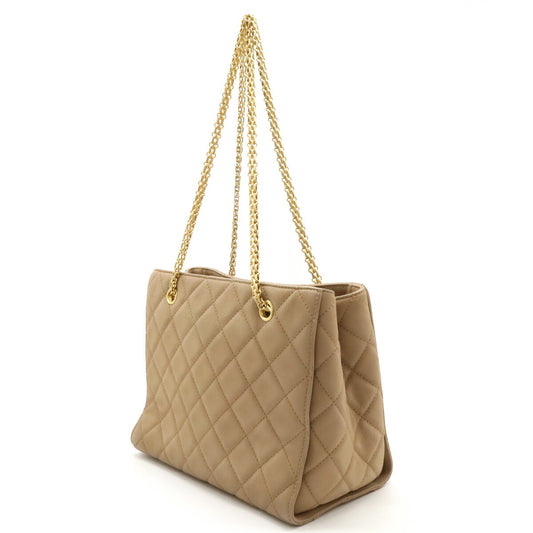 Chanel 2.55 Chain Tote Caviar Leather Beige