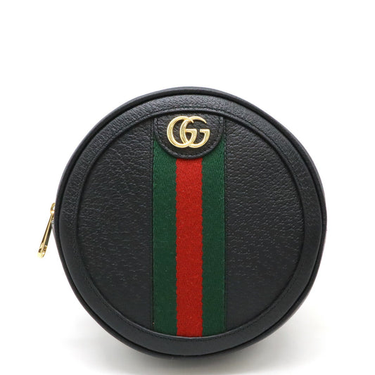 Gucci Leather Ophidia GG Marmont Backpack Black