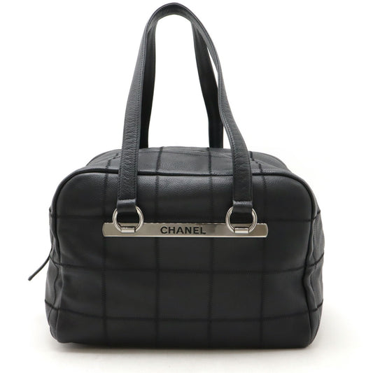 Chanel Caviar Mini Boston Bag Black