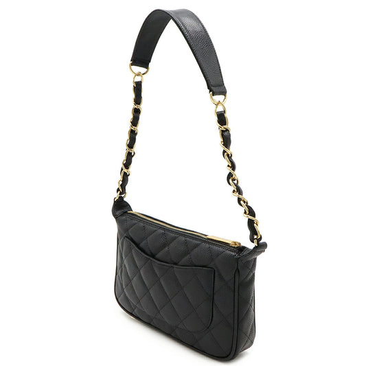 Chanel Caviar Matelasse Chain Shoulder Bag A22476