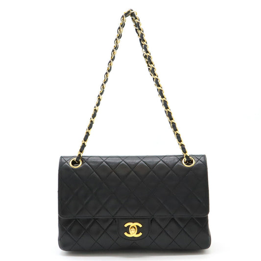 Chanel Matelasse 25 Leather Shoulder Bag Black