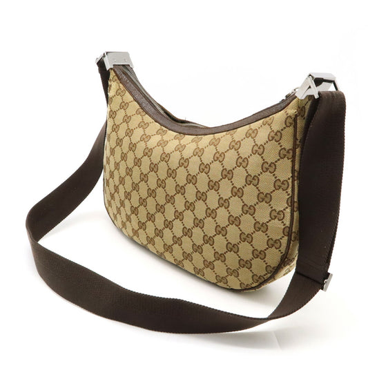 Gucci GG Canvas Leather Shoulder Bag 122790