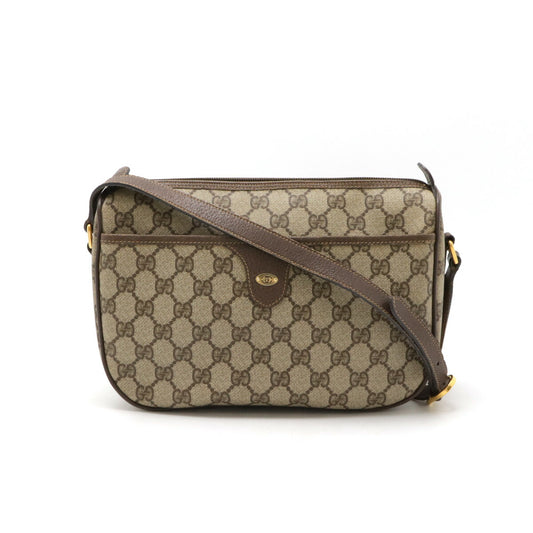 Gucci GG Plus PVC Leather Shoulder Bag