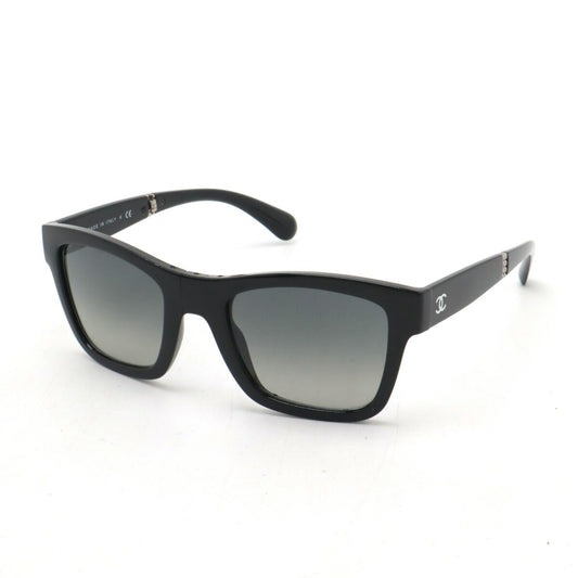 Chanel Coco Mark Folding Sunglasses Black