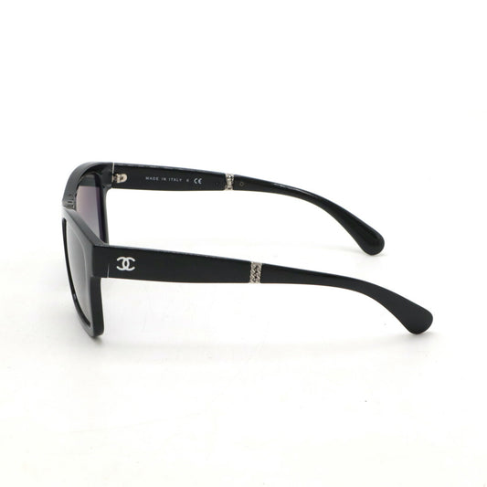 Chanel Coco Mark Folding Sunglasses Black