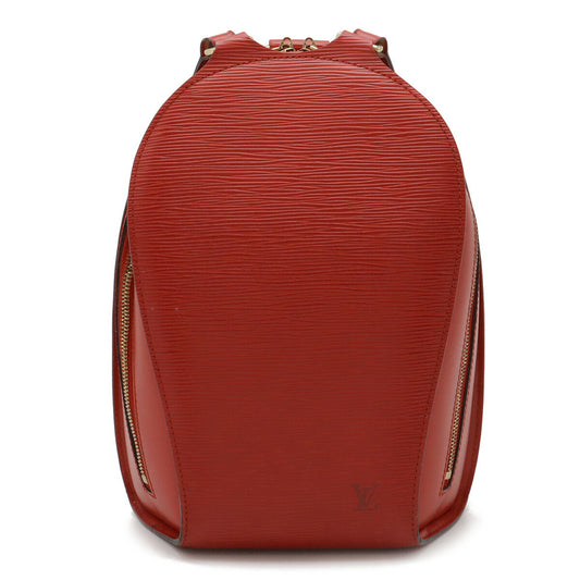 Louis Vuitton Epi Leather Mabillon Backpack Red