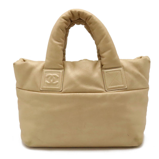 Chanel Coco Cocoon Leather Tote Bag Gold