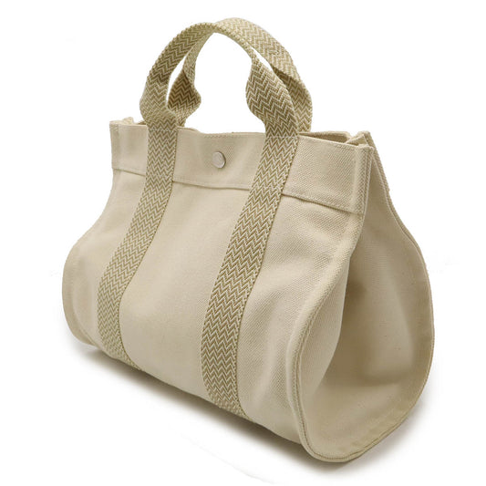 Hermes Cannes PM Canvas Tote Bag